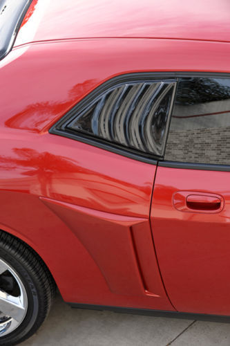 Side Quarter Window Louvers Kit 08-up Dodge Challenger